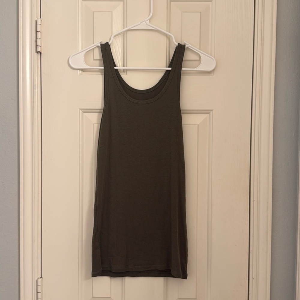 A New Day gray-green tank